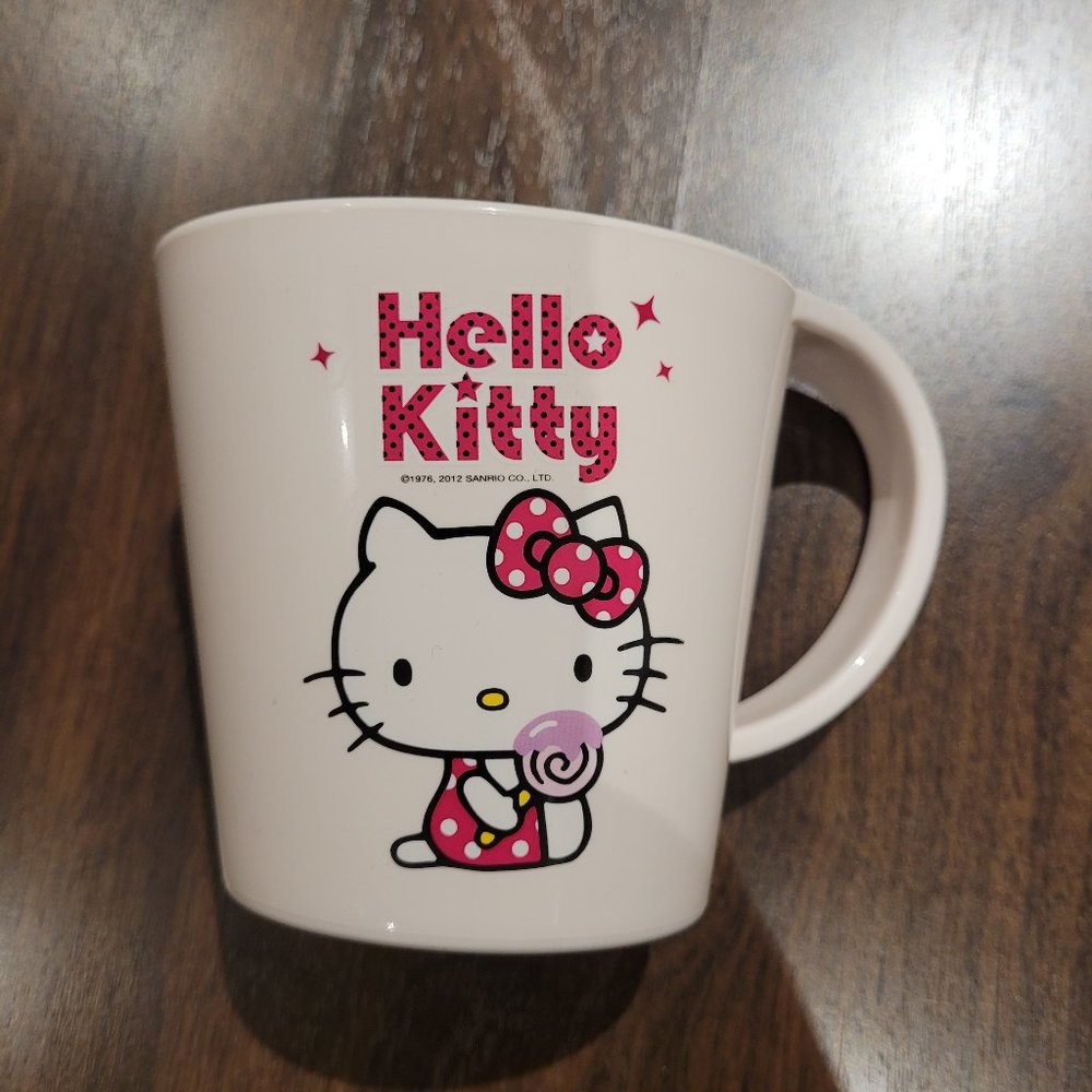 Sanrio Hello Kitty Cup - for kitchen, bathroom etc (plastic)